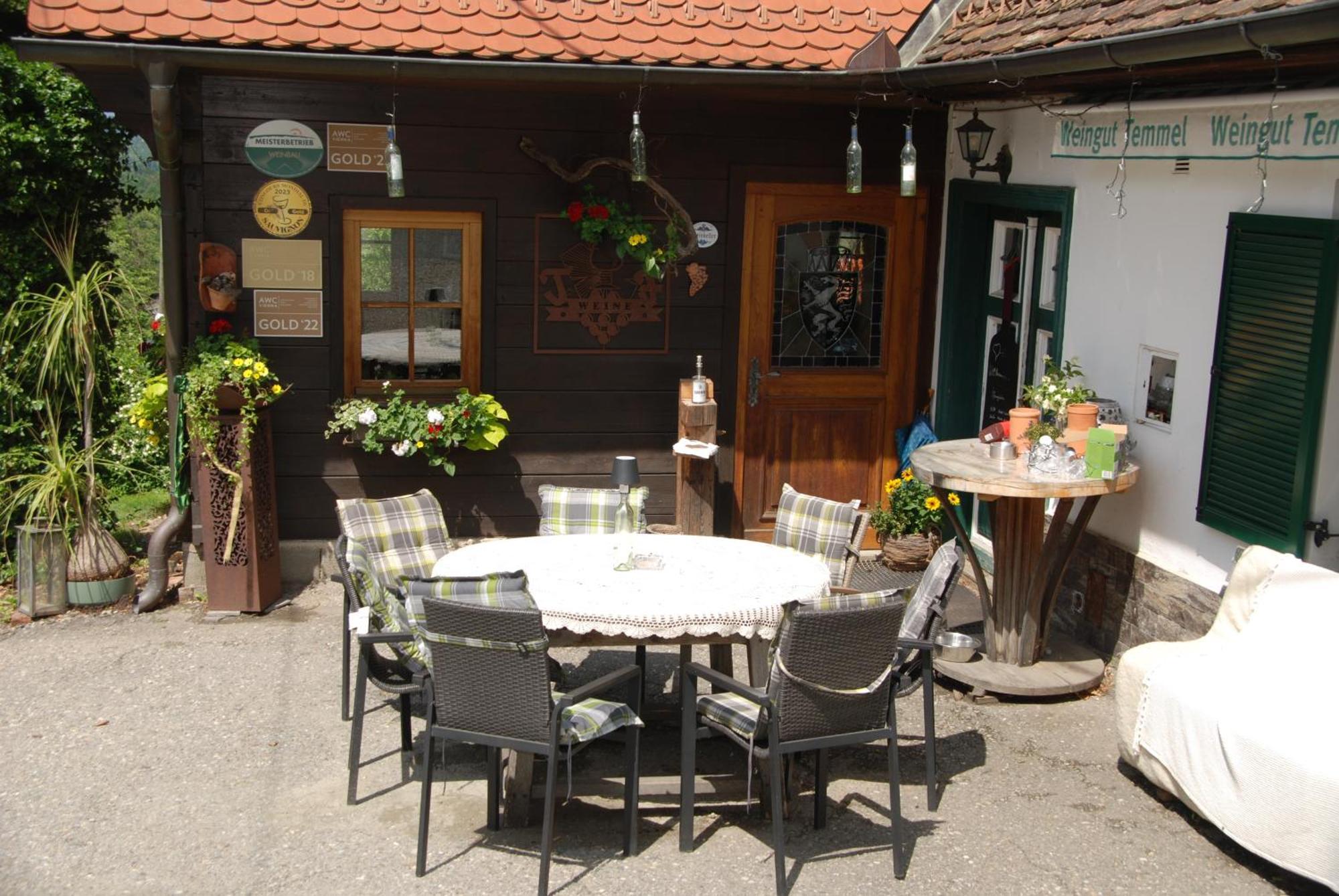 Naturpark-.Weinbergferienhaus Kitzeck im Sausal Bagian luar foto