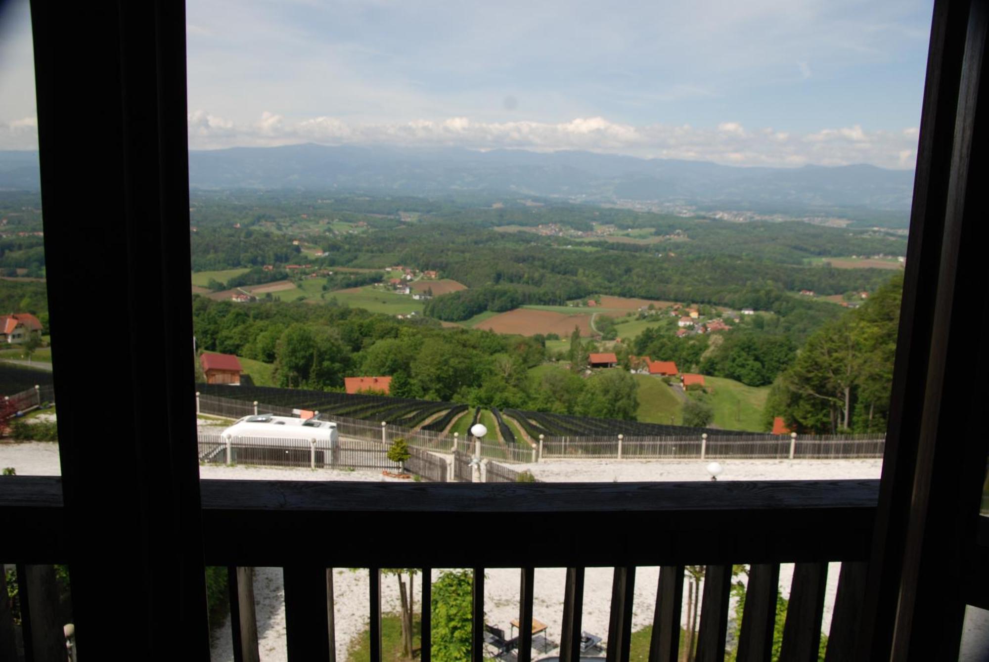 Naturpark-.Weinbergferienhaus Kitzeck im Sausal Bagian luar foto